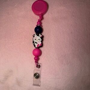 Cute Pink and Blue Badge Reel